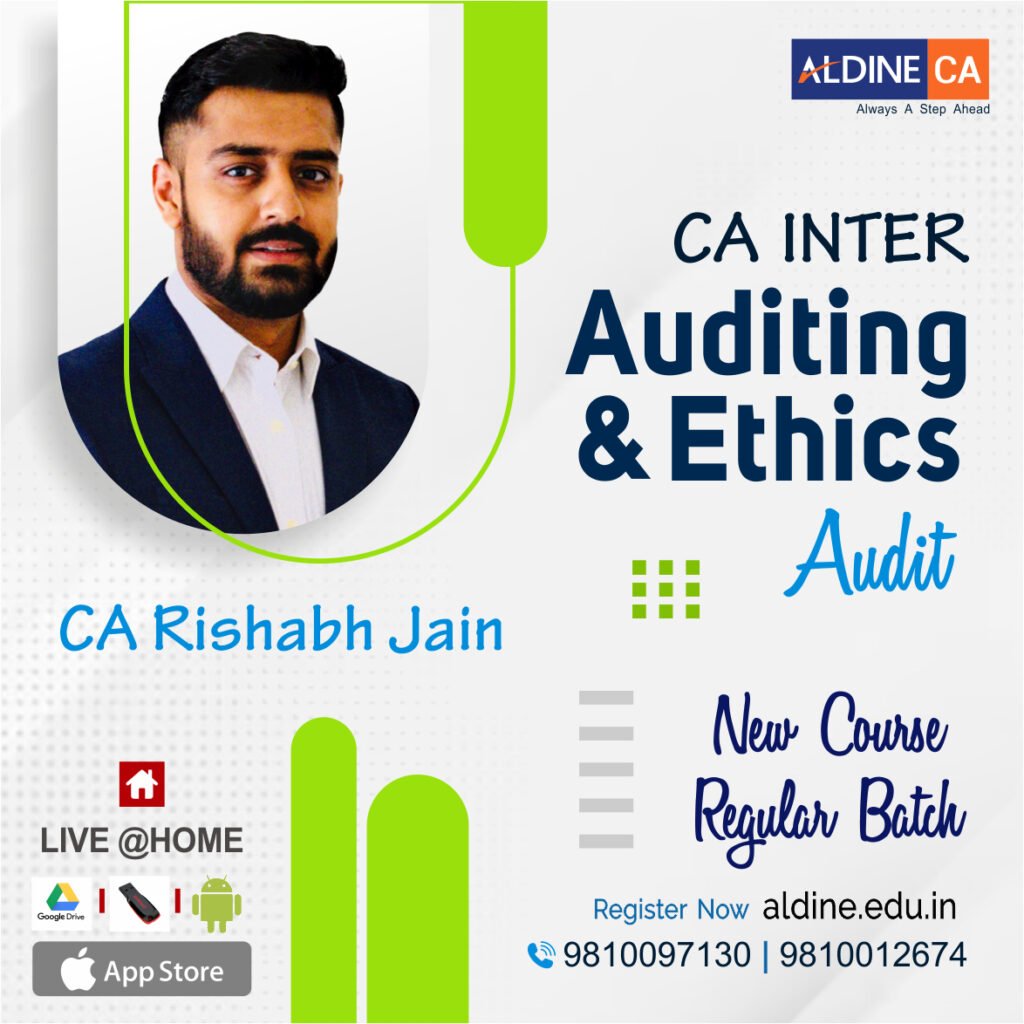 CA Inter Group 2 New Course Auditing And Ethics Audit By CA