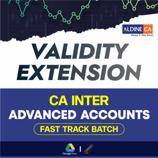 Validity Extension - CA Inter Advanced Accounting  (FAST TRACK BATCH)