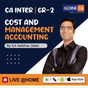 CA Inter Group-2 (New Course)-Cost & Management Accounting- by CA Vaibhav Jalan